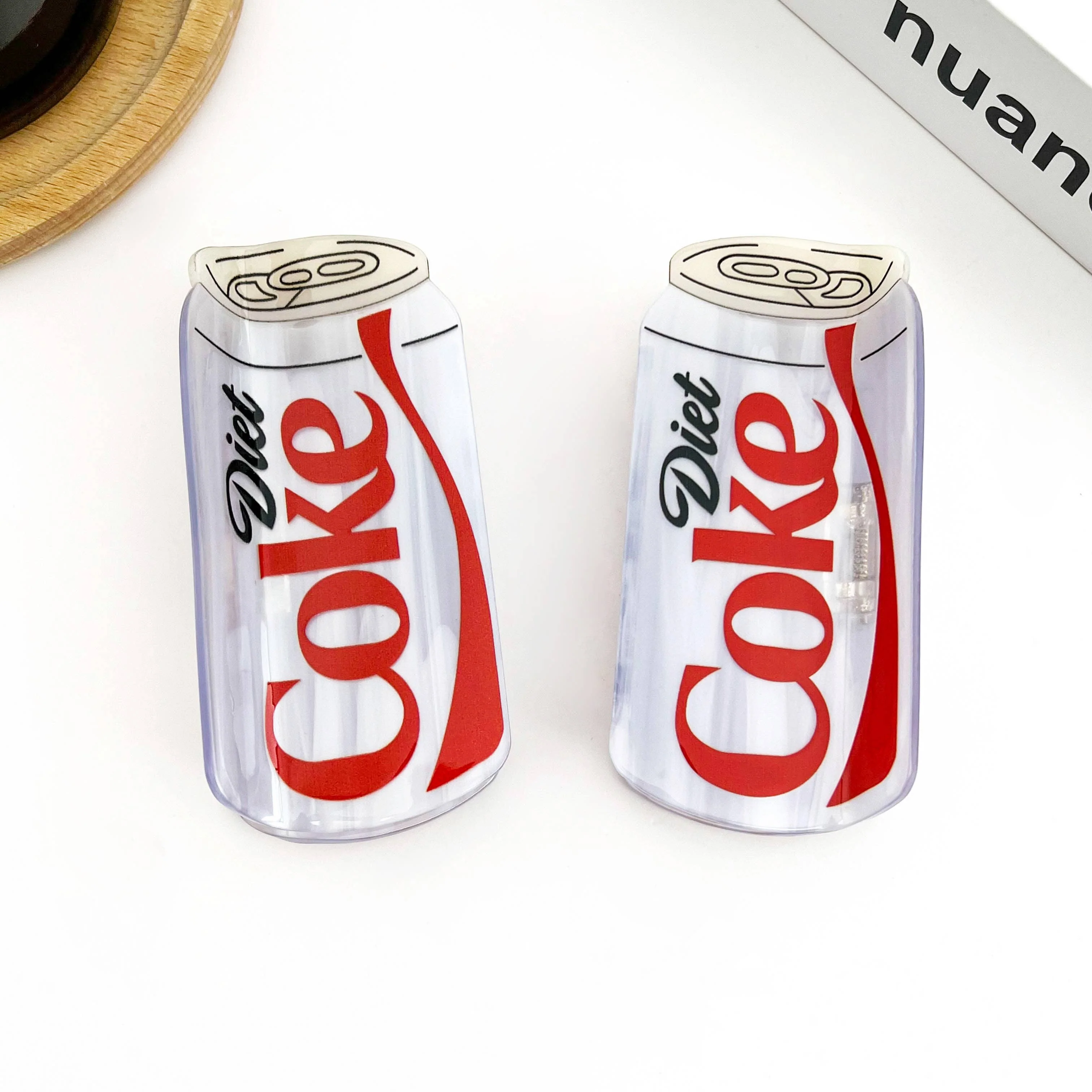 Diet Coke Bottle Hair Claw Clip, Fun Acetate Hair Accessory - Image 3