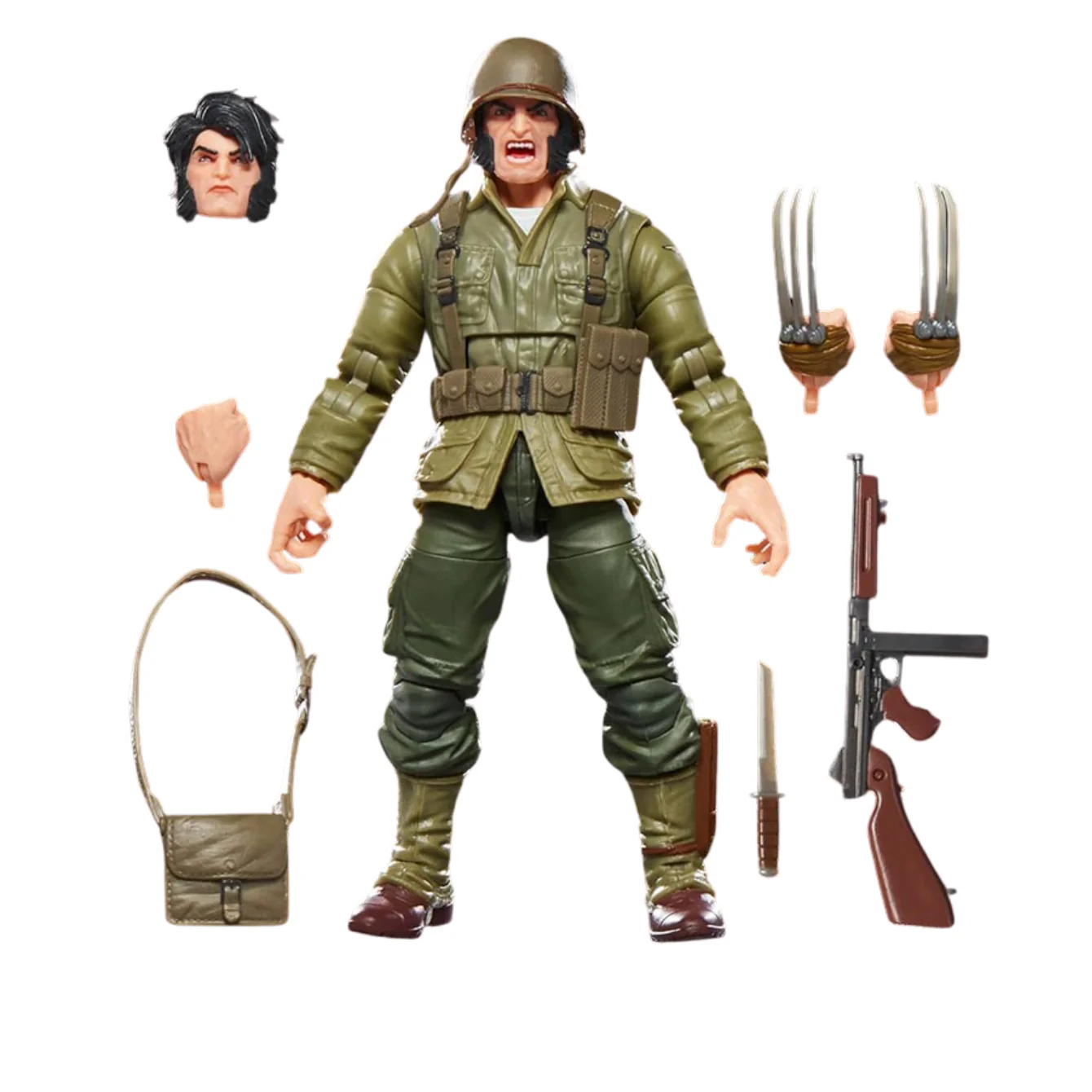 Marvel Legends Wolverine WWII Logan 6-Inch Action Figure - Image 2