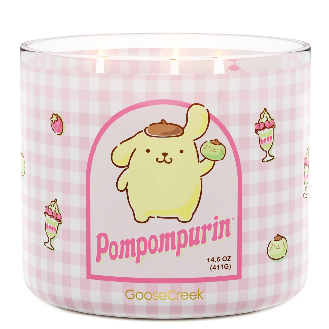 Pom Pom Purin Hello Kitty 3-Wick Candle