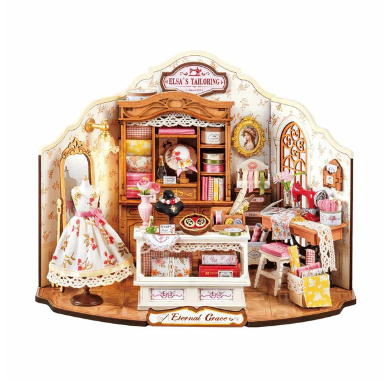 Rolife Elsa's Tailoring DIY Miniature House DG178