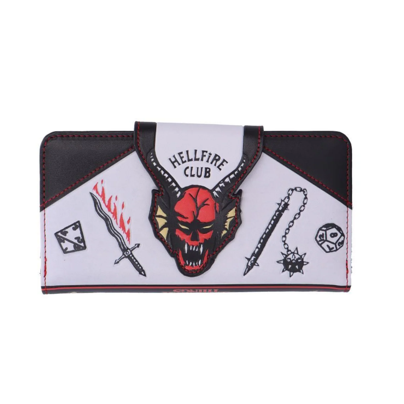 Stranger Things Hellfire Club Embossed Purse 18.5cm