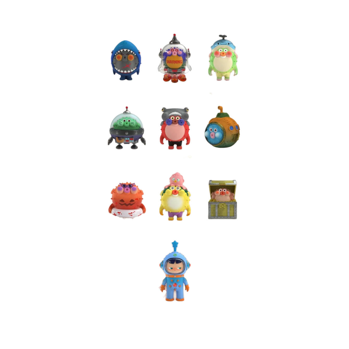 WOOO x CHUBBY FAMILY CHUBBYPOPO Ocean Series ORIGIN Ver